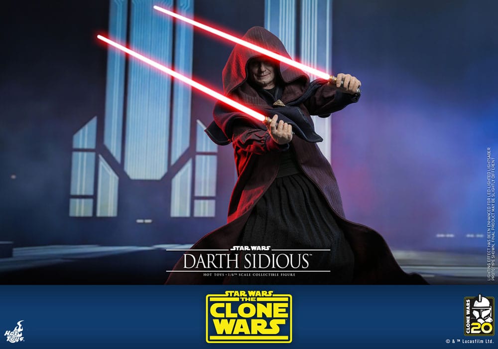 Star Wars: The Clone Wars Actionfigur 1/6 Darth Sidious 29 cm - Preorder - ETA: 15.01.2026