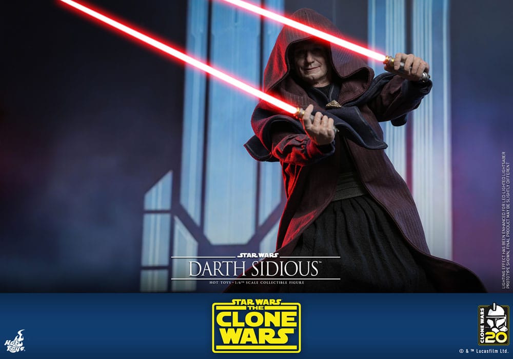 Star Wars: The Clone Wars Actionfigur 1/6 Darth Sidious 29 cm - Preorder - ETA: 15.01.2026