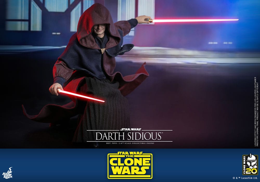 Star Wars: The Clone Wars Actionfigur 1/6 Darth Sidious 29 cm - Preorder - ETA: 15.01.2026