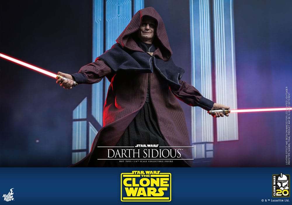 Star Wars: The Clone Wars Actionfigur 1/6 Darth Sidious 29 cm - Preorder - ETA: 15.01.2026