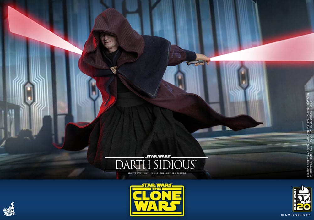 Star Wars: The Clone Wars Actionfigur 1/6 Darth Sidious 29 cm - Preorder - ETA: 15.01.2026