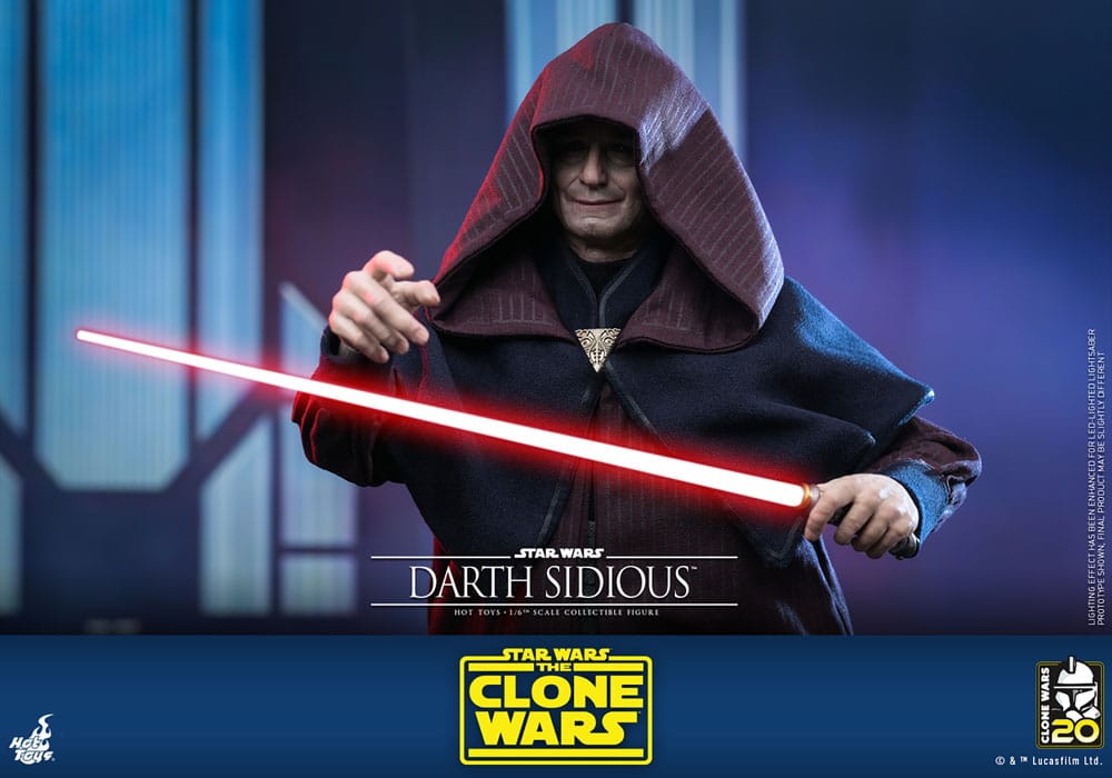 Star Wars: The Clone Wars Actionfigur 1/6 Darth Sidious 29 cm - Preorder - ETA: 15.01.2026