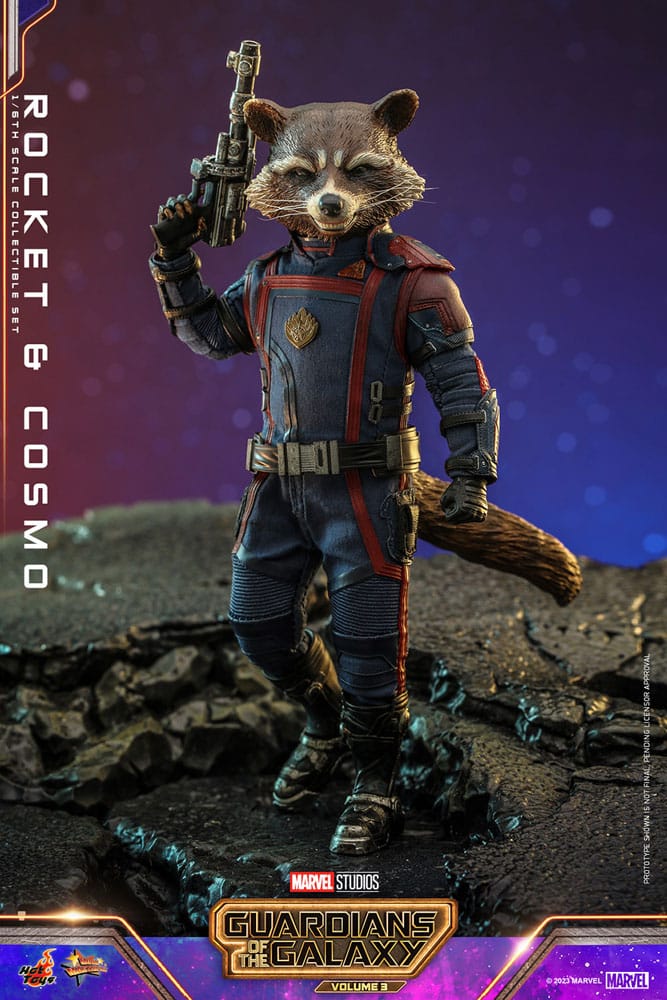 Guardians of the Galaxy Vol. 3 Movie Masterpiece Actionfiguren 1/6 Rocket & Cosmo 16 cm - Preorder - ETA: 20.01.2026