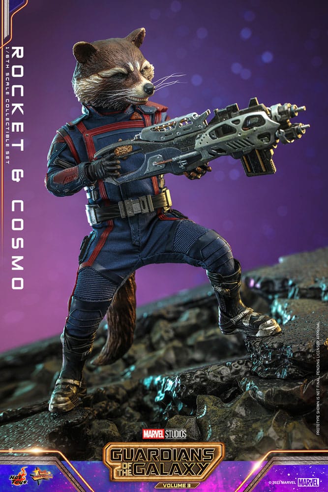 Guardians of the Galaxy Vol. 3 Movie Masterpiece Actionfiguren 1/6 Rocket & Cosmo 16 cm - Preorder - ETA: 20.01.2026