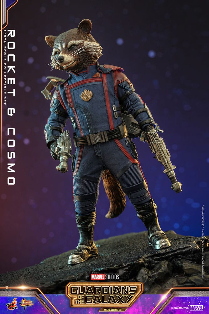 Guardians of the Galaxy Vol. 3 Movie Masterpiece Actionfiguren 1/6 Rocket & Cosmo 16 cm - Preorder - ETA: 20.01.2026