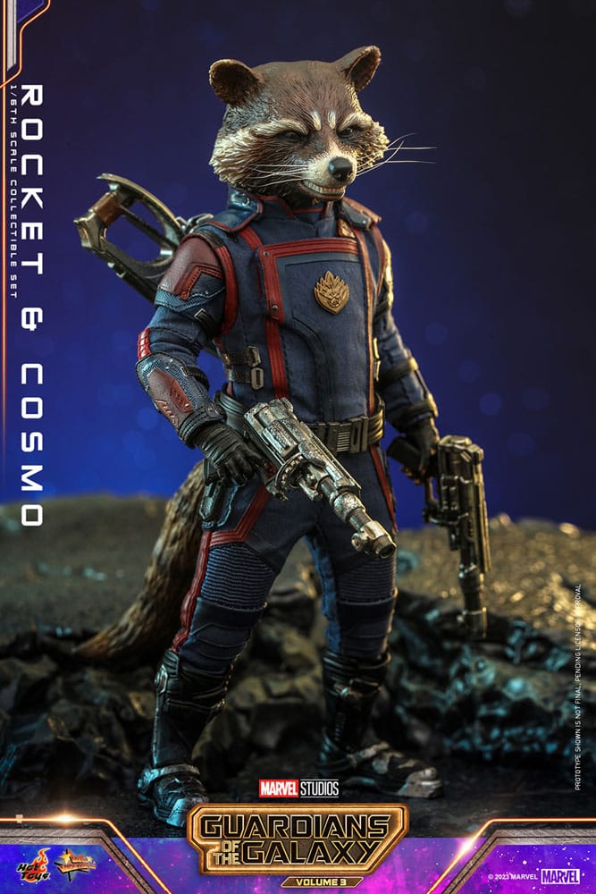 Guardians of the Galaxy Vol. 3 Movie Masterpiece Actionfiguren 1/6 Rocket & Cosmo 16 cm - Preorder - ETA: 20.01.2026