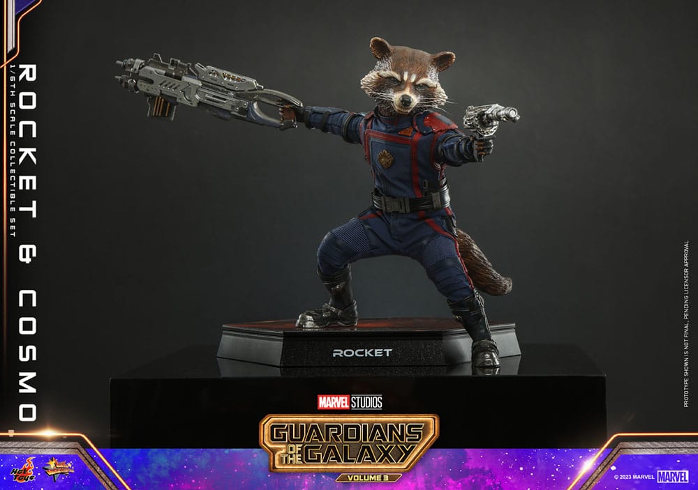 Guardians of the Galaxy Vol. 3 Movie Masterpiece Actionfiguren 1/6 Rocket & Cosmo 16 cm - Preorder - ETA: 20.01.2026