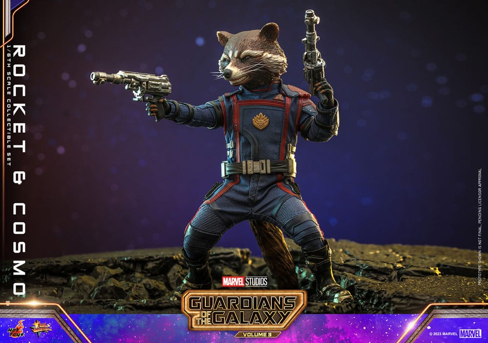 Guardians of the Galaxy Vol. 3 Movie Masterpiece Actionfiguren 1/6 Rocket & Cosmo 16 cm - Preorder - ETA: 20.01.2026