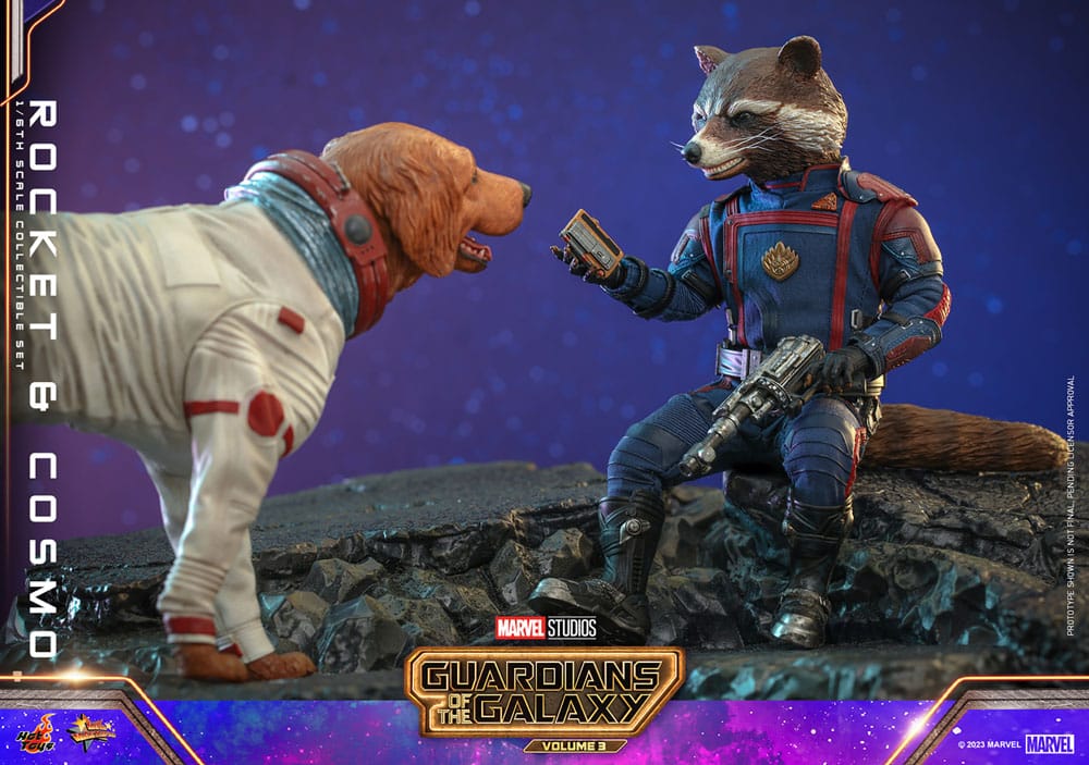 Guardians of the Galaxy Vol. 3 Movie Masterpiece Actionfiguren 1/6 Rocket & Cosmo 16 cm - Preorder - ETA: 20.01.2026