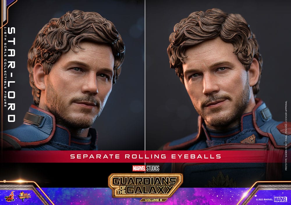 Guardians of the Galaxy Vol. 3 Movie Masterpiece Actionfigur 1/6 Star-Lord 31 cm - Versand: 5-7 Tage nach Bestellung