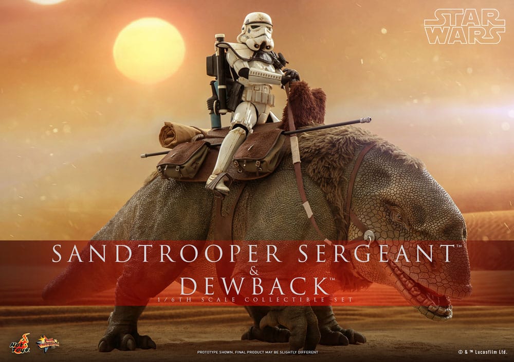 Star Wars Episode IV Actionfiguren 2er-Pack 1/6 Sandtrooper Sergeant & Dewback 30 cm - Versand: 5-7 Tage nach Bestellung