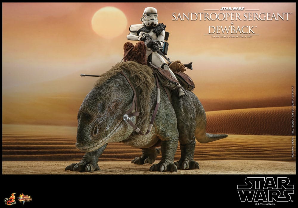Star Wars Episode IV Actionfiguren 2er-Pack 1/6 Sandtrooper Sergeant & Dewback 30 cm - Versand: 5-7 Tage nach Bestellung