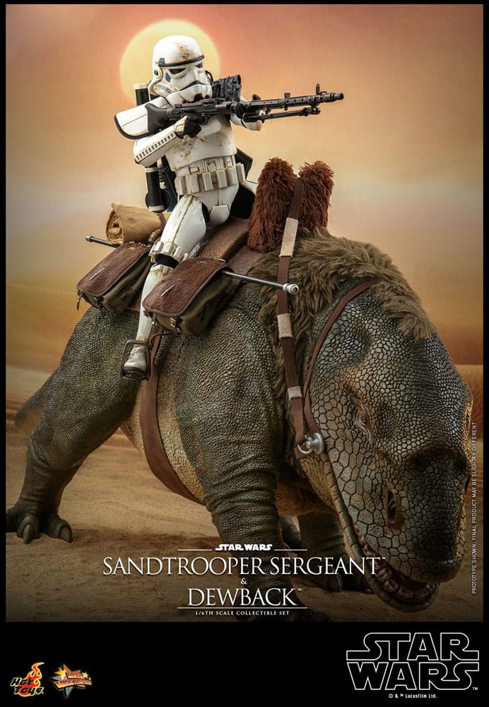Star Wars Episode IV Actionfiguren 2er-Pack 1/6 Sandtrooper Sergeant & Dewback 30 cm - Versand: 5-7 Tage nach Bestellung