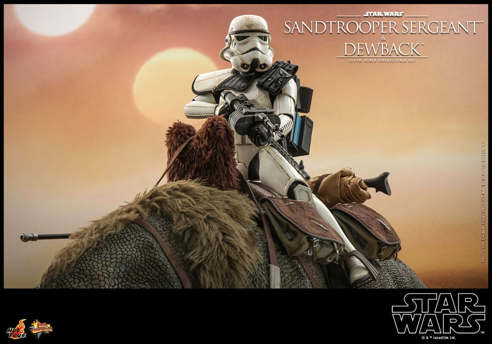 Star Wars Episode IV Actionfiguren 2er-Pack 1/6 Sandtrooper Sergeant & Dewback 30 cm - Versand: 5-7 Tage nach Bestellung