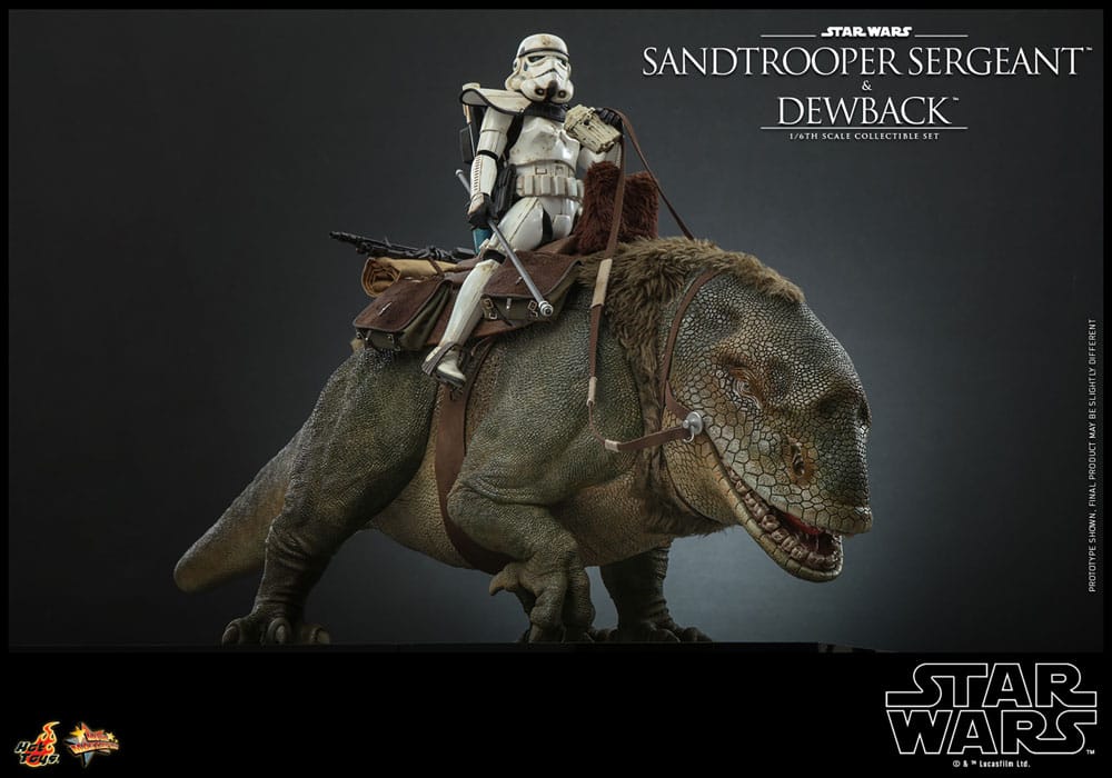 Star Wars Episode IV Actionfiguren 2er-Pack 1/6 Sandtrooper Sergeant & Dewback 30 cm - Versand: 5-7 Tage nach Bestellung