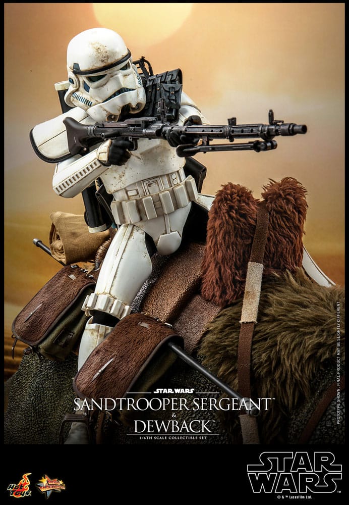 Star Wars Episode IV Actionfiguren 2er-Pack 1/6 Sandtrooper Sergeant & Dewback 30 cm - Versand: 5-7 Tage nach Bestellung