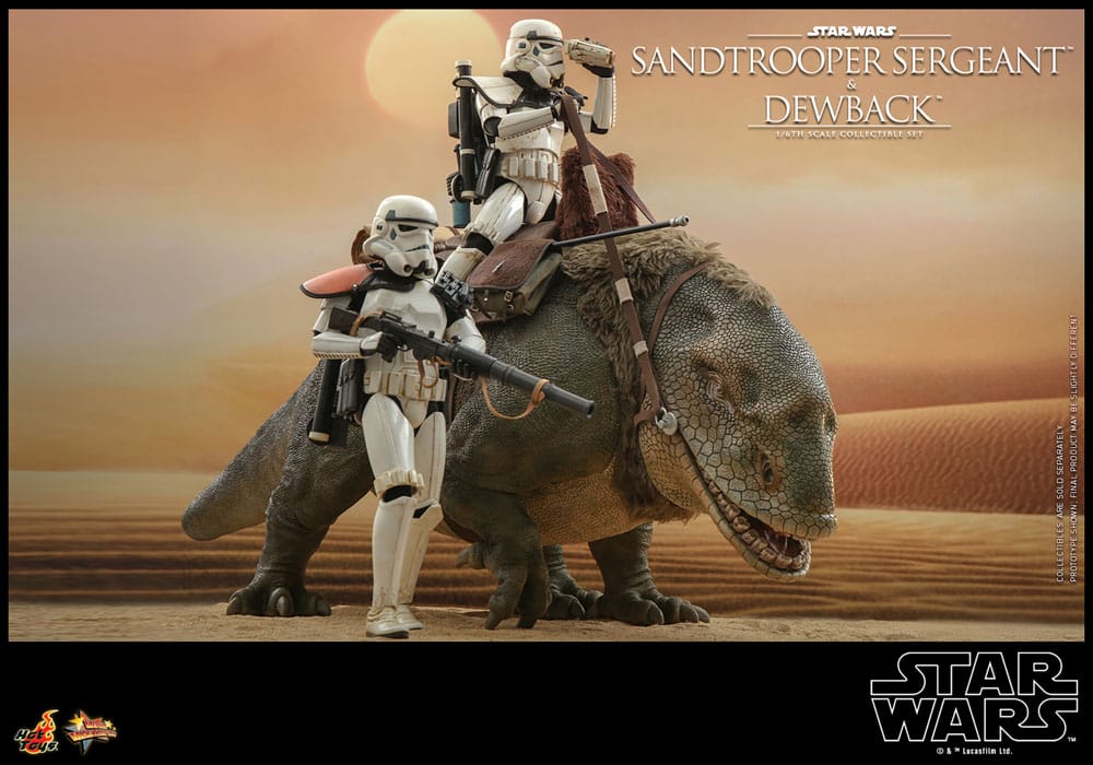 Star Wars Episode IV Actionfiguren 2er-Pack 1/6 Sandtrooper Sergeant & Dewback 30 cm - Versand: 5-7 Tage nach Bestellung