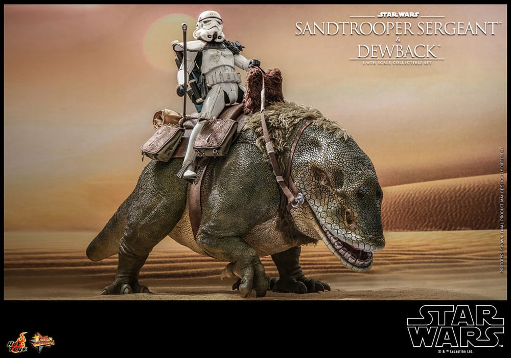 Star Wars Episode IV Actionfiguren 2er-Pack 1/6 Sandtrooper Sergeant & Dewback 30 cm - Versand: 5-7 Tage nach Bestellung