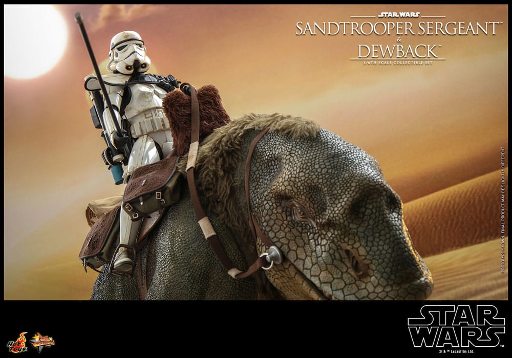 Star Wars Episode IV Actionfiguren 2er-Pack 1/6 Sandtrooper Sergeant & Dewback 30 cm - Versand: 5-7 Tage nach Bestellung