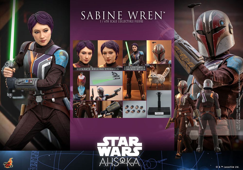 Star Wars: Ahsoka Actionfigur 1/6 Sabine Wren 28 cm - Preorder - ETA: 25.11.2026