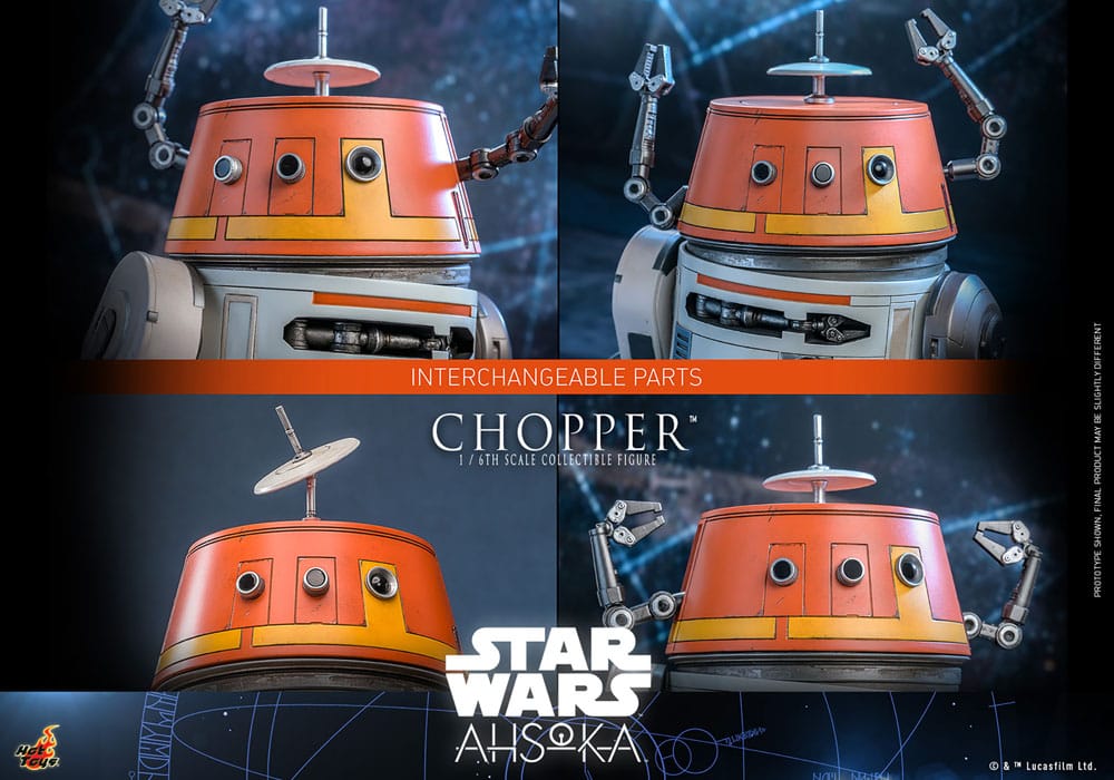 Star Wars: Ahsoka Actionfigur 1/6 Chopper 18 cm - Preorder - ETA: Ende 03.2025