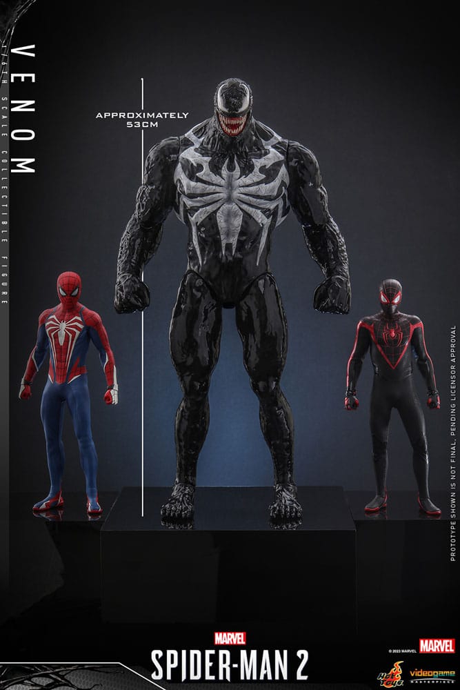 Spider-Man 2 Videogame Masterpiece Actionfigur 1/6 Venom 53 cm - Versand: 5-7 Tage nach Bestellung