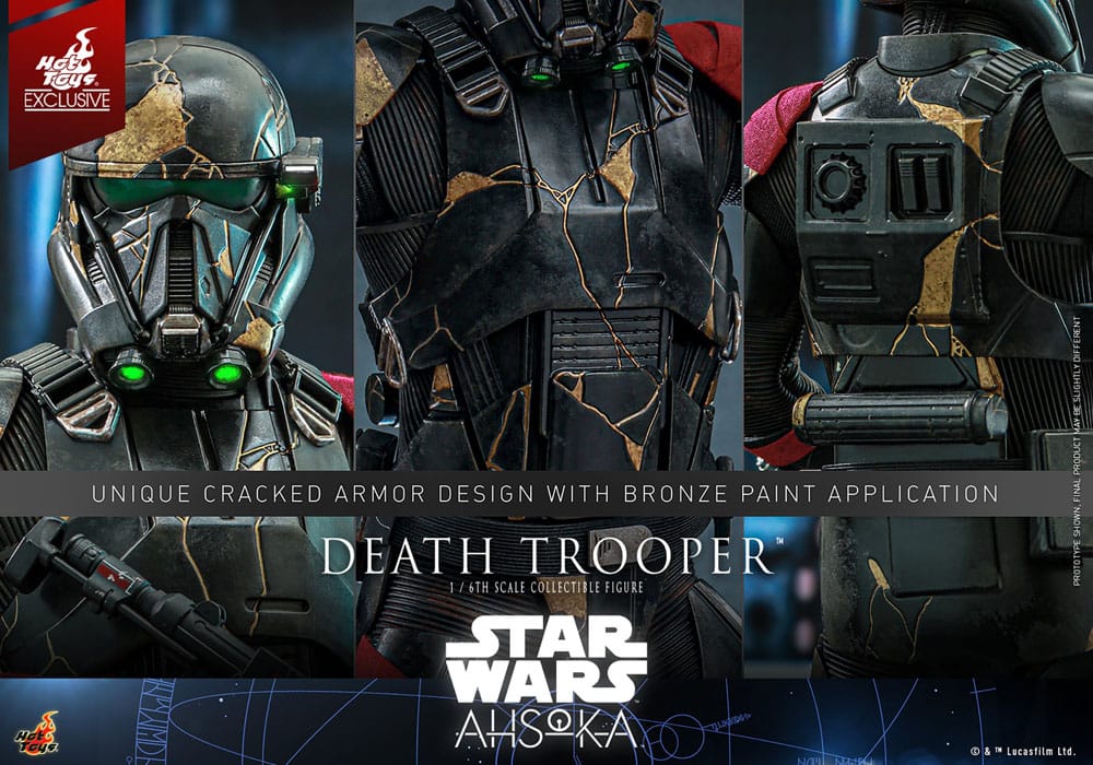 Star Wars: Ahsoka Television Masterpiece Actionfigur 1/6 Death Trooper Hot Toys Exclusive 31 cm - Versand: 5-7 Tage nach Bestellung