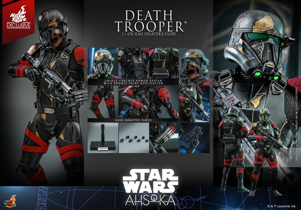 Star Wars: Ahsoka Television Masterpiece Actionfigur 1/6 Death Trooper Hot Toys Exclusive 31 cm - Versand: 5-7 Tage nach Bestellung