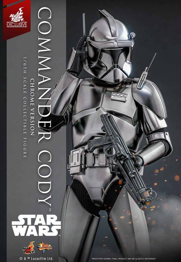 Star Wars Movie Masterpiece Actionfigur 1/6 Commander Cody (Chrome Version) Hot Toys Exclusive 30 cm - Preorder - ETA: 25.11.2026