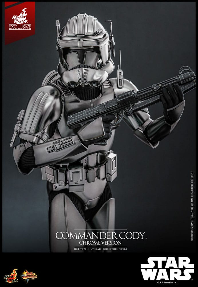 Star Wars Movie Masterpiece Actionfigur 1/6 Commander Cody (Chrome Version) Hot Toys Exclusive 30 cm - Preorder - ETA: 25.11.2026