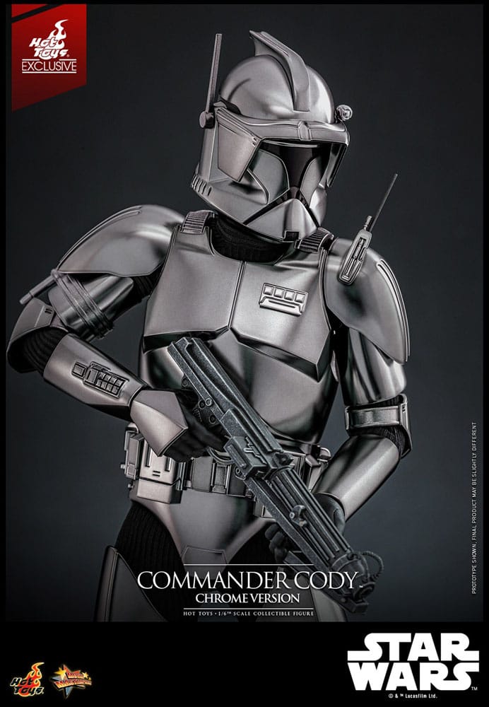 Star Wars Movie Masterpiece Actionfigur 1/6 Commander Cody (Chrome Version) Hot Toys Exclusive 30 cm - Preorder - ETA: 25.11.2026