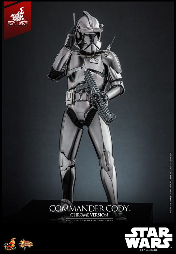 Star Wars Movie Masterpiece Actionfigur 1/6 Commander Cody (Chrome Version) Hot Toys Exclusive 30 cm - Preorder - ETA: 25.11.2026