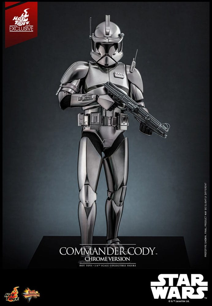 Star Wars Movie Masterpiece Actionfigur 1/6 Commander Cody (Chrome Version) Hot Toys Exclusive 30 cm - Preorder - ETA: 25.11.2026