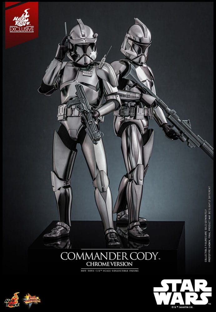 Star Wars Movie Masterpiece Actionfigur 1/6 Commander Cody (Chrome Version) Hot Toys Exclusive 30 cm - Preorder - ETA: 25.11.2026