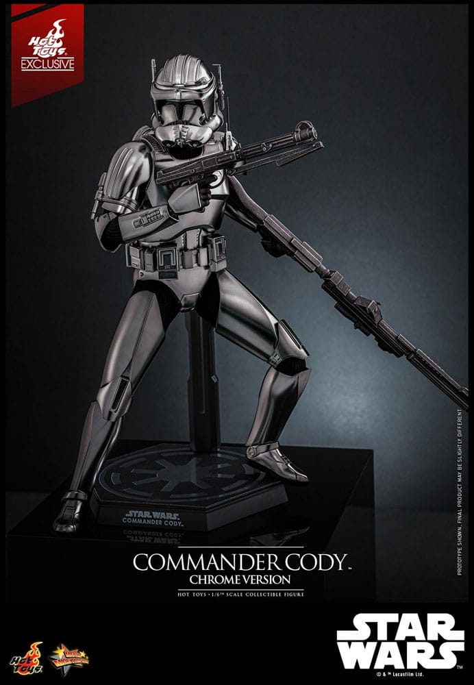 Star Wars Movie Masterpiece Actionfigur 1/6 Commander Cody (Chrome Version) Hot Toys Exclusive 30 cm - Preorder - ETA: 25.11.2026
