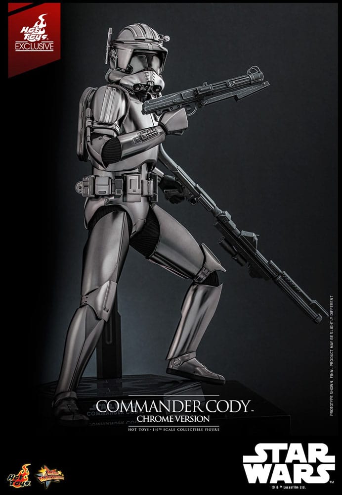 Star Wars Movie Masterpiece Actionfigur 1/6 Commander Cody (Chrome Version) Hot Toys Exclusive 30 cm - Preorder - ETA: 25.11.2026