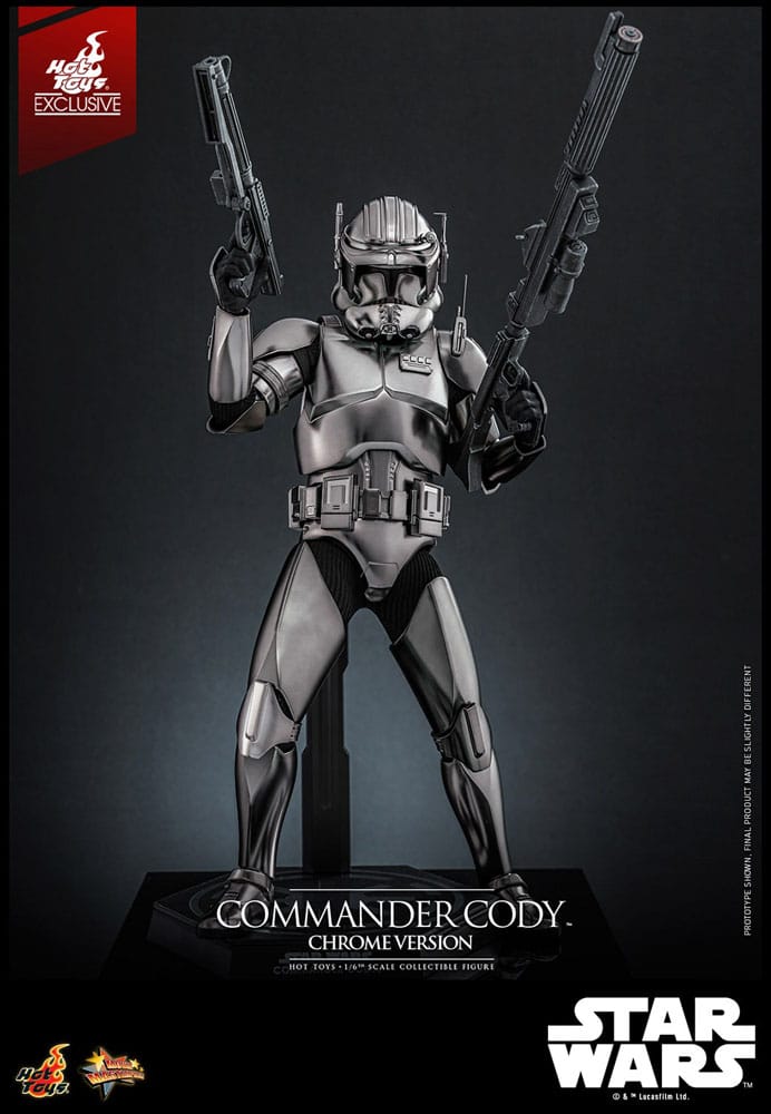 Star Wars Movie Masterpiece Actionfigur 1/6 Commander Cody (Chrome Version) Hot Toys Exclusive 30 cm - Preorder - ETA: 25.11.2026