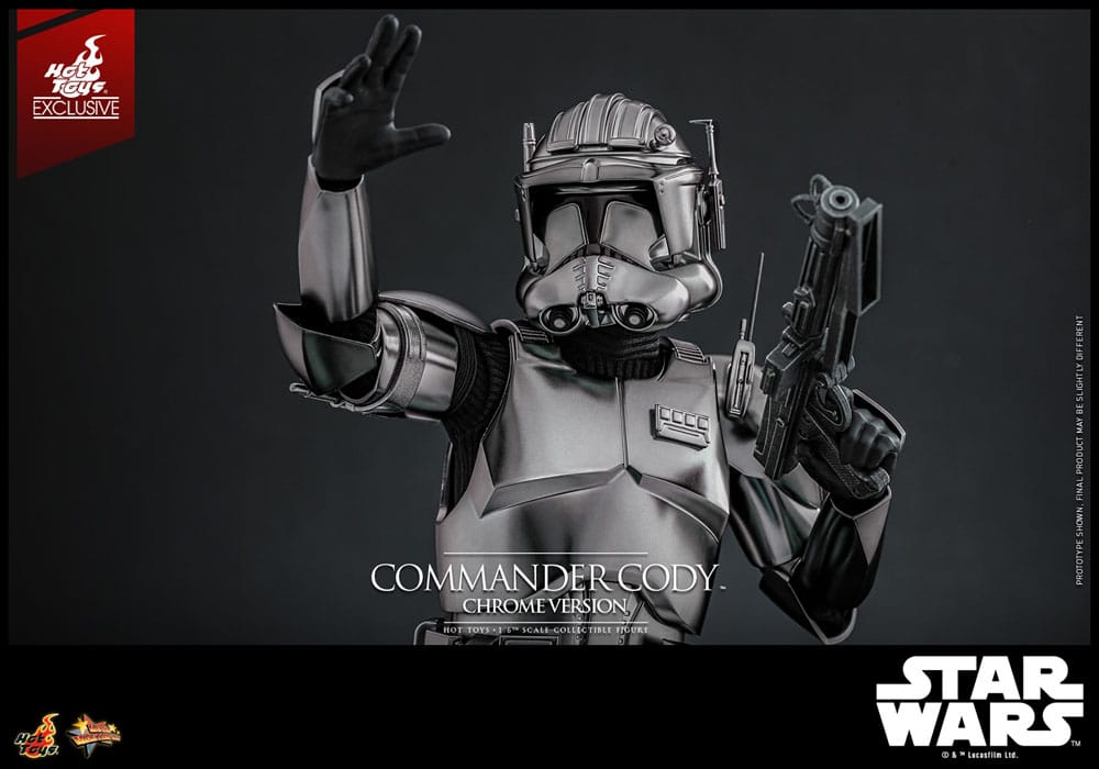 Star Wars Movie Masterpiece Actionfigur 1/6 Commander Cody (Chrome Version) Hot Toys Exclusive 30 cm - Preorder - ETA: 25.11.2026