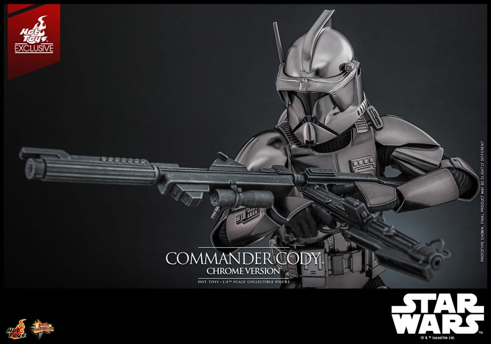 Star Wars Movie Masterpiece Actionfigur 1/6 Commander Cody (Chrome Version) Hot Toys Exclusive 30 cm - Preorder - ETA: 25.11.2026