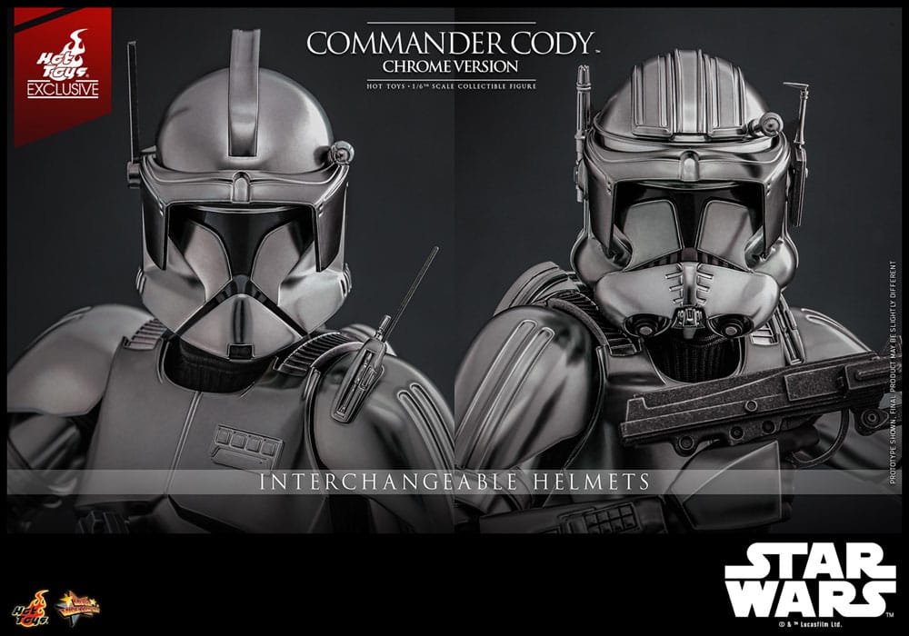 Star Wars Movie Masterpiece Actionfigur 1/6 Commander Cody (Chrome Version) Hot Toys Exclusive 30 cm - Preorder - ETA: 25.11.2026