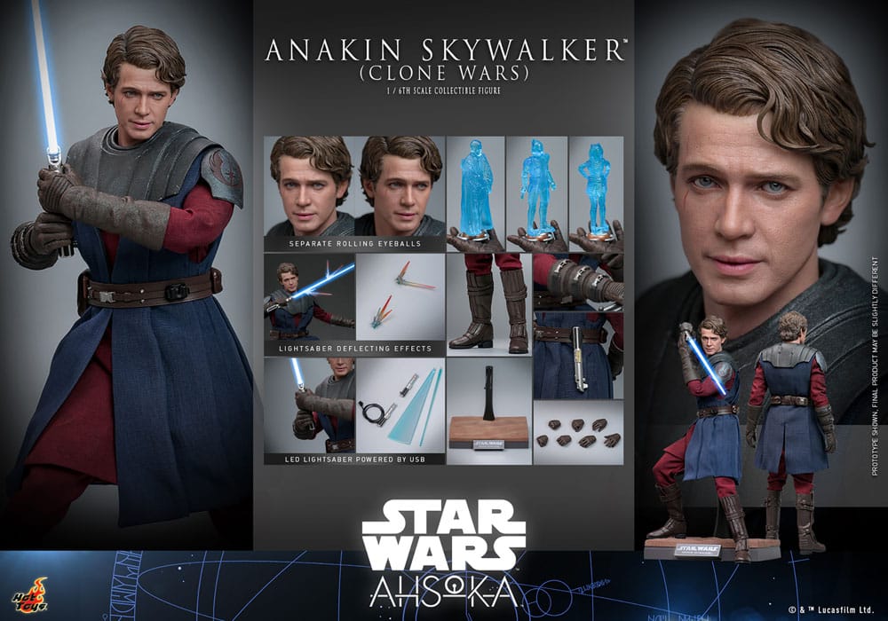 Star Wars: The Clone Wars Actionfigur 1/6 Anakin Skywalker 31 cm - Preorder - ETA: Ende 06.2025