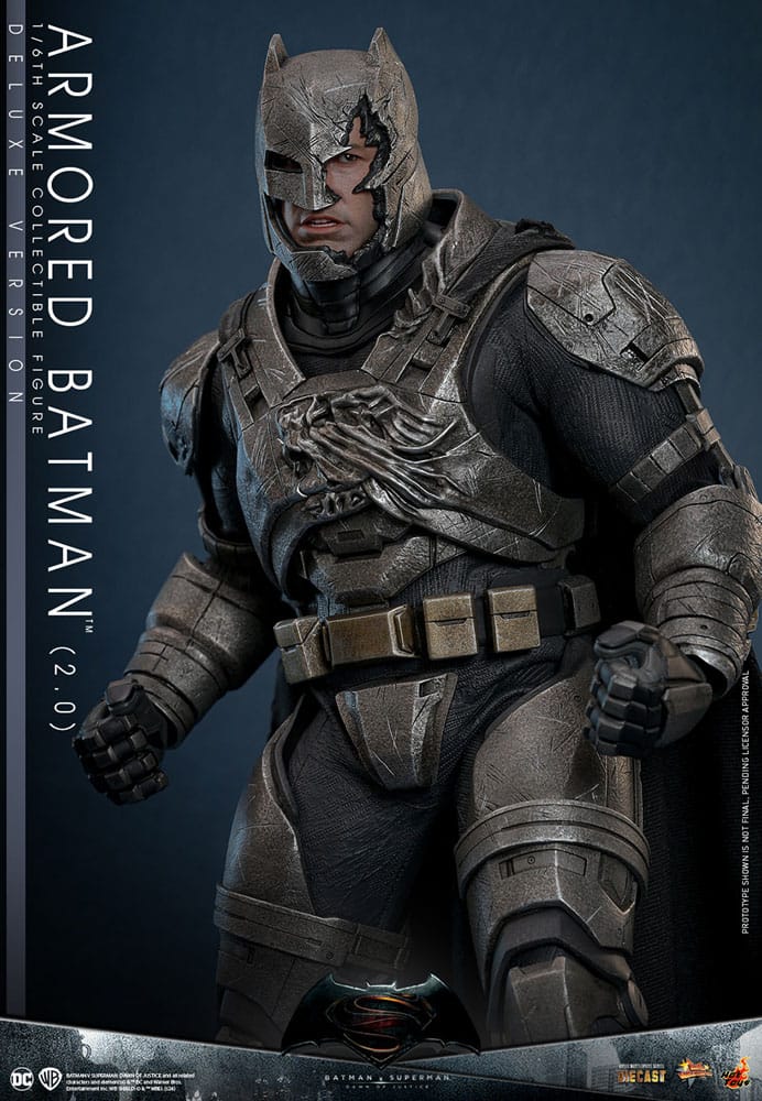 Batman v Superman: Dawn of Justice Movie Masterpiece Actionfigur 1/6 Armored Batman 2.0 (Deluxe Version) 33 cm - Preorder - ETA - Ende 08.2025