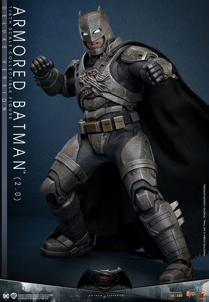 Batman v Superman: Dawn of Justice Movie Masterpiece Actionfigur 1/6 Armored Batman 2.0 (Deluxe Version) 33 cm - Preorder - ETA - Ende 08.2025