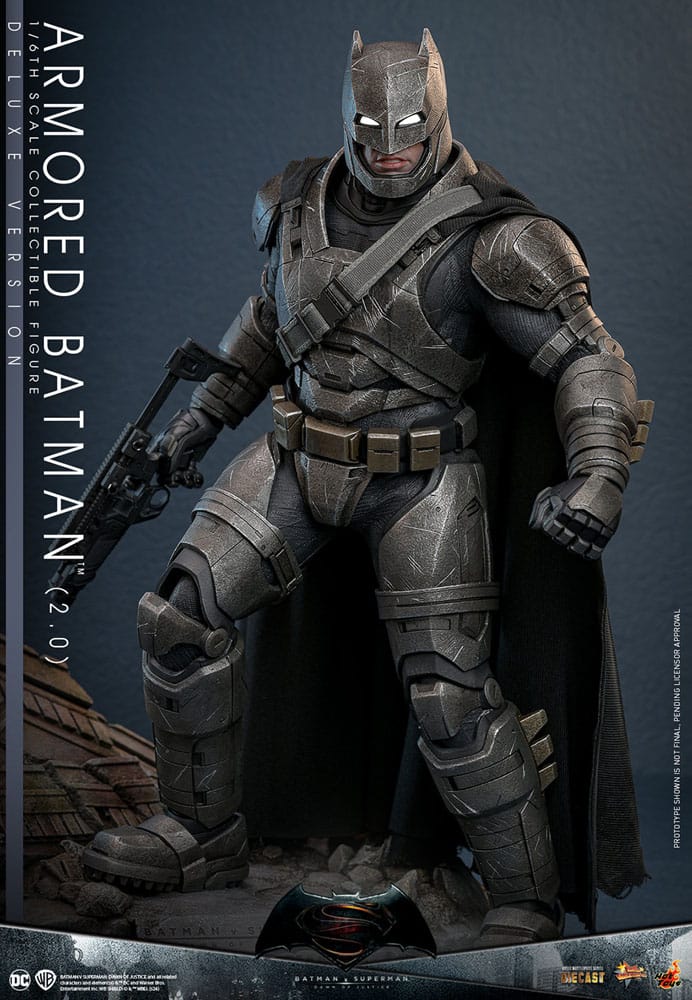 Batman v Superman: Dawn of Justice Movie Masterpiece Actionfigur 1/6 Armored Batman 2.0 (Deluxe Version) 33 cm - Preorder - ETA - Ende 08.2025