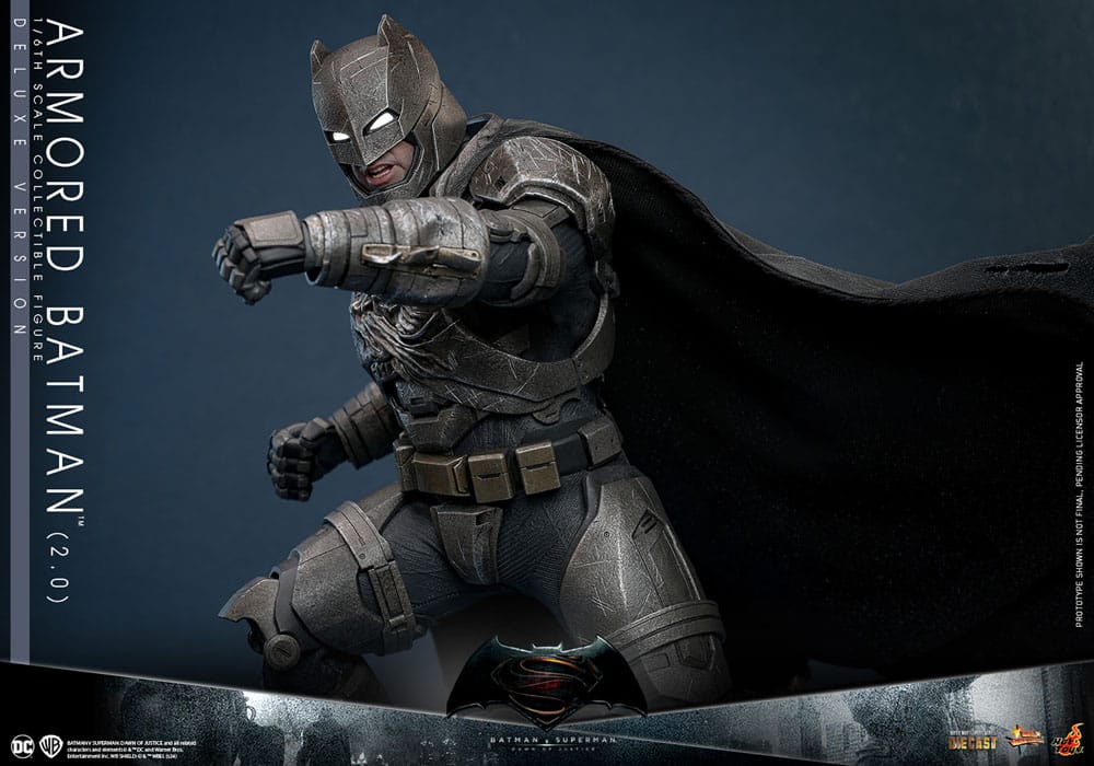 Batman v Superman: Dawn of Justice Movie Masterpiece Actionfigur 1/6 Armored Batman 2.0 (Deluxe Version) 33 cm - Preorder - ETA - Ende 08.2025