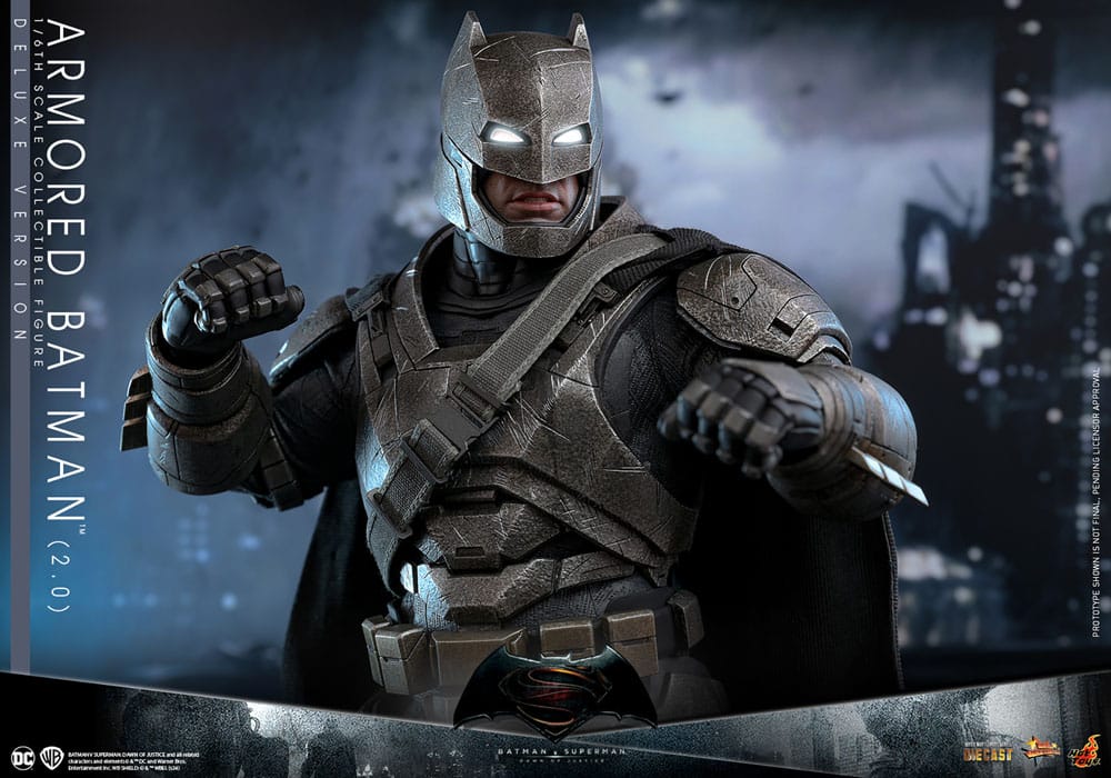 Batman v Superman: Dawn of Justice Movie Masterpiece Actionfigur 1/6 Armored Batman 2.0 (Deluxe Version) 33 cm - Preorder - ETA - Ende 08.2025