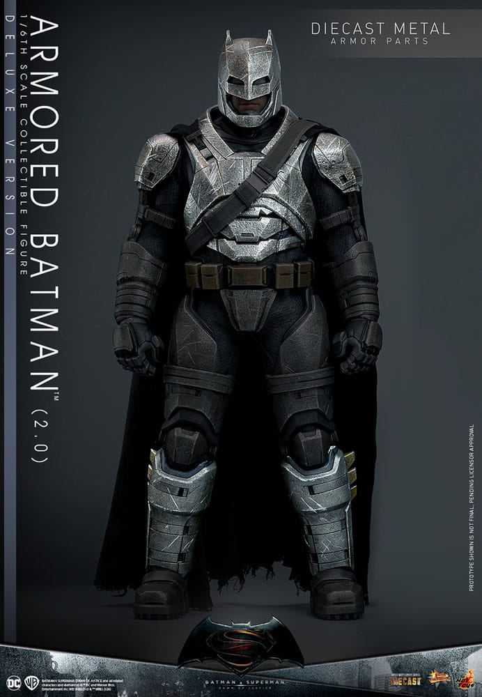 Batman v Superman: Dawn of Justice Movie Masterpiece Actionfigur 1/6 Armored Batman 2.0 (Deluxe Version) 33 cm - Preorder - ETA - Ende 08.2025