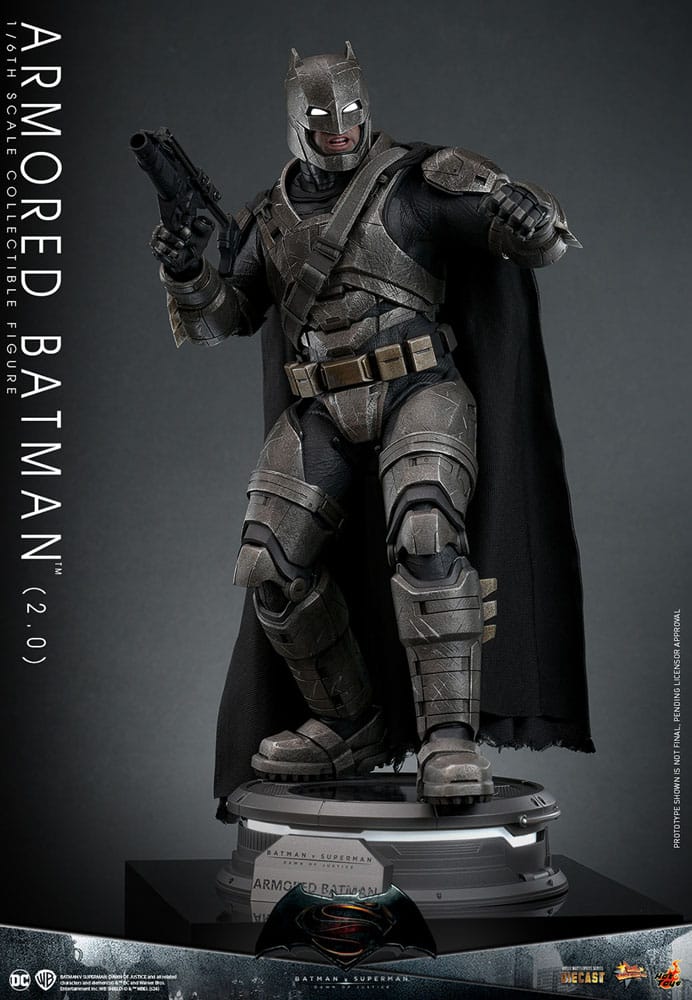 Batman v Superman: Dawn of Justice Movie Masterpiece Actionfigur 1/6 Armored Batman 2.0 33 cm - Preorder - ETA - Ende 08.2025