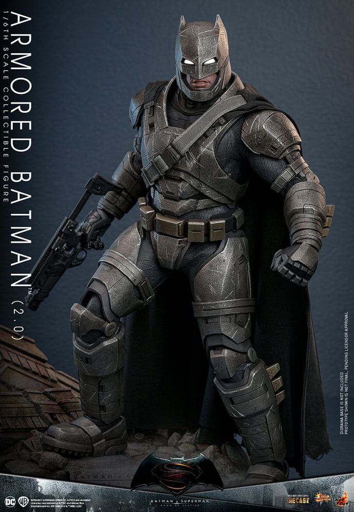 Batman v Superman: Dawn of Justice Movie Masterpiece Actionfigur 1/6 Armored Batman 2.0 33 cm - Preorder - ETA - Ende 08.2025