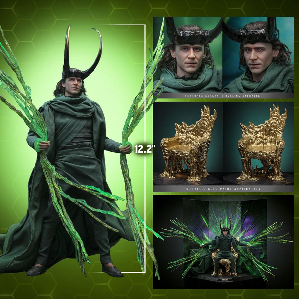 Loki DX Actionfigur 1/6 God Loki Artisan Edition Hot Toys Exclusive 31 cm - Preorder - ETA: 02.03.2026